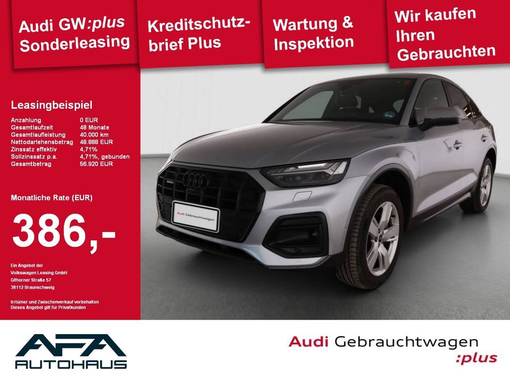 Audi Q5 Sportback 45 TFSI Advan. qu. AHK*Matrix*360° Leasing