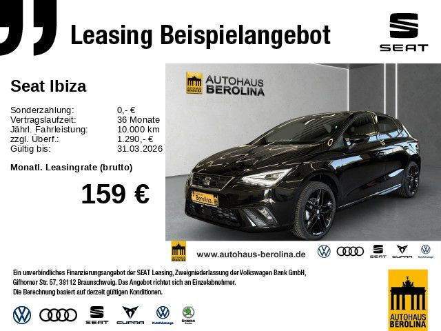 Seat Ibiza 1.0 TSI FR Black Edition DSG *Vision+*GRA* Leasing