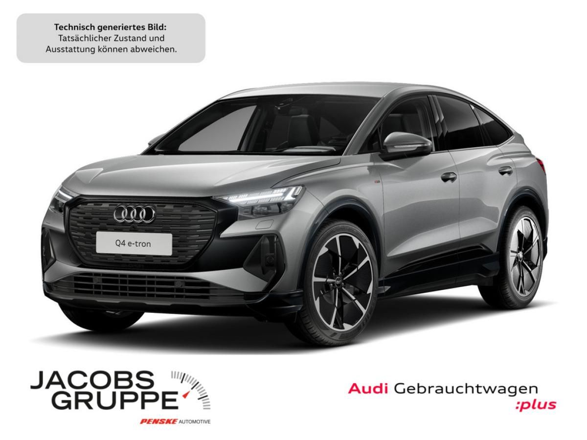 Audi Q4 e-tron Q4 Sportback 45 e-tron quattro S line Optik schwarz/AR HUD/Navi Plus/M Leasing