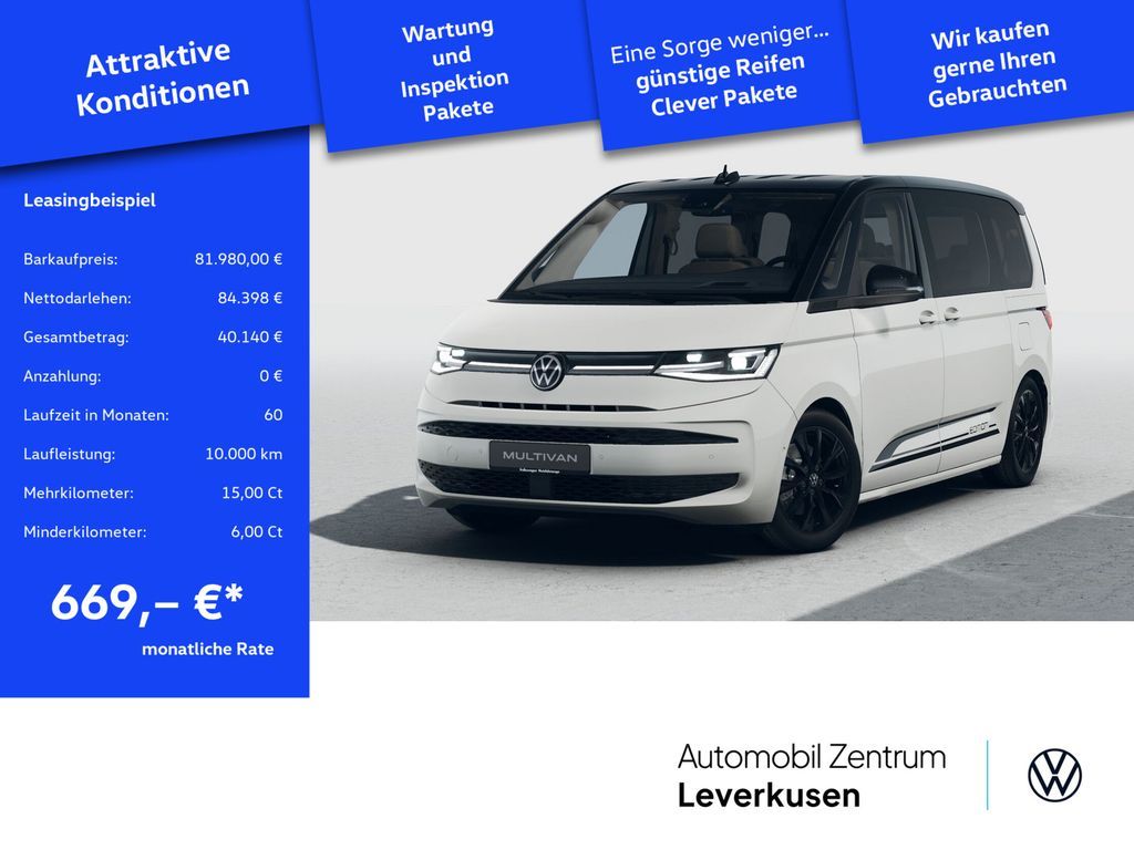 Volkswagen T7 Multivan eHybrid Edition lang 7-SITZE MATRIX Leasing