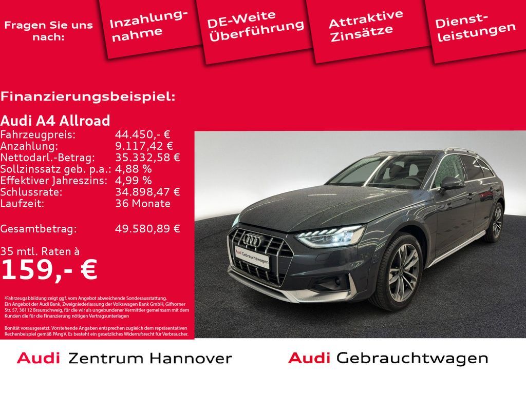 Audi A4 allroad 40 TDI quattro Matrix Kamera AHK Navi Leasing