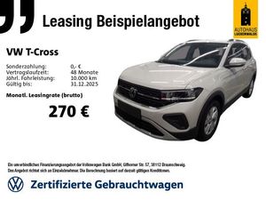 Volkswagen T-Cross 1.0 TSI Life DSG *IQ.DRIVE*App-Connect* Leasing