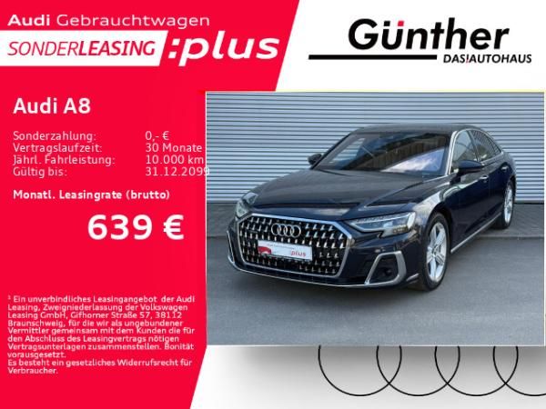 Audi A8 55 TFSI QUATTRO+STANDHEIZUNG+360°KAMERA+HD MATRIX+ Leasing