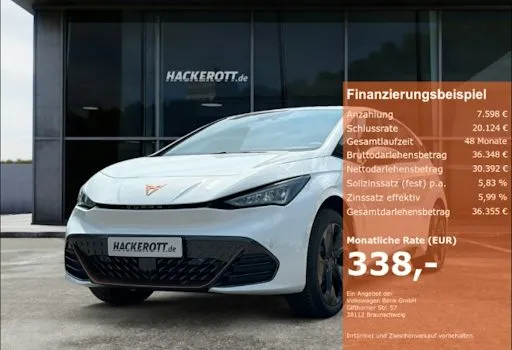 Cupra Born 60 KWh 170 KW 5dr