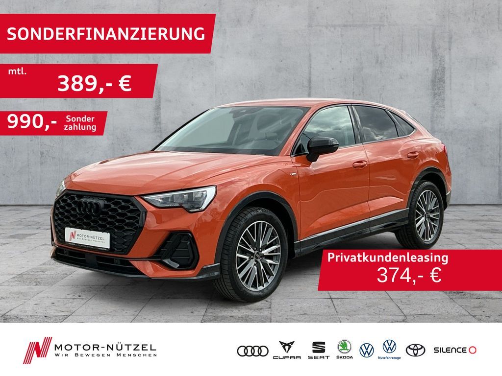 Audi Q3 Sportback 35 TFSI S-TR S-LINE 5JG+LED+NAV+AHK Leasing