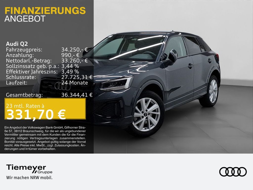 Audi Q2 40 TFSI Q ADVANCED OPTIK-PKT KAMERA LEDER NAV Leasing
