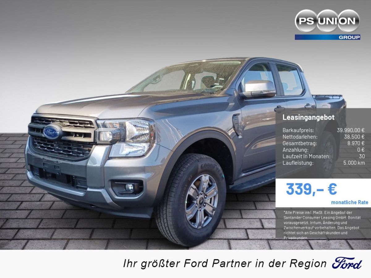 Ford Ranger 2.0 XLT DoKa AHK Navi Kamera Sitz u. Lenkradheizung Laderaumwanne Leasing