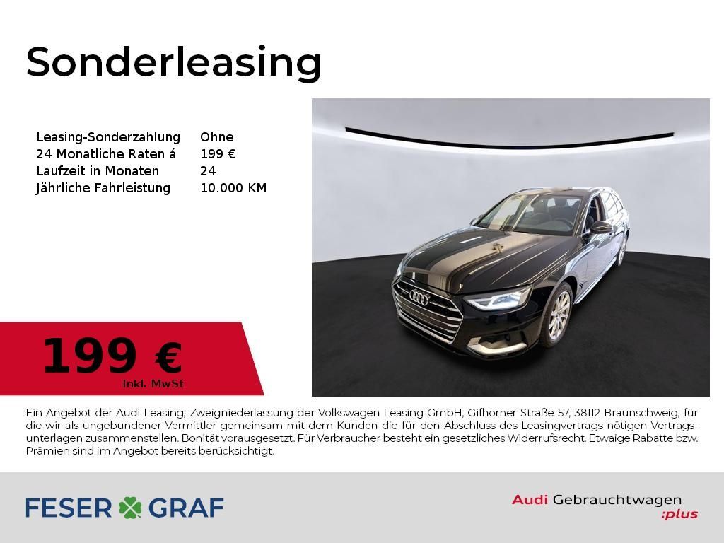 Audi A4 Avant 40TFSI qu.adv./LED/ACC/Kamera/Navi+/SHZ Leasing