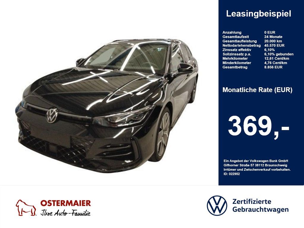 Volkswagen Passat Variant R-LINE 1.5 TSI eHYBRID 272PS.DSG. Leasing