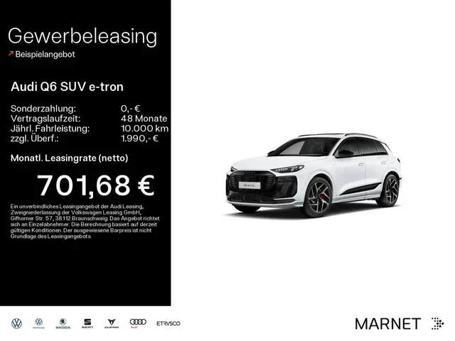 Audi Q6 SUV e-tron quattro 315 kW