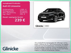 Audi A3 Limousine advanced TFSI S tr AHK//Nav/Kam/18"