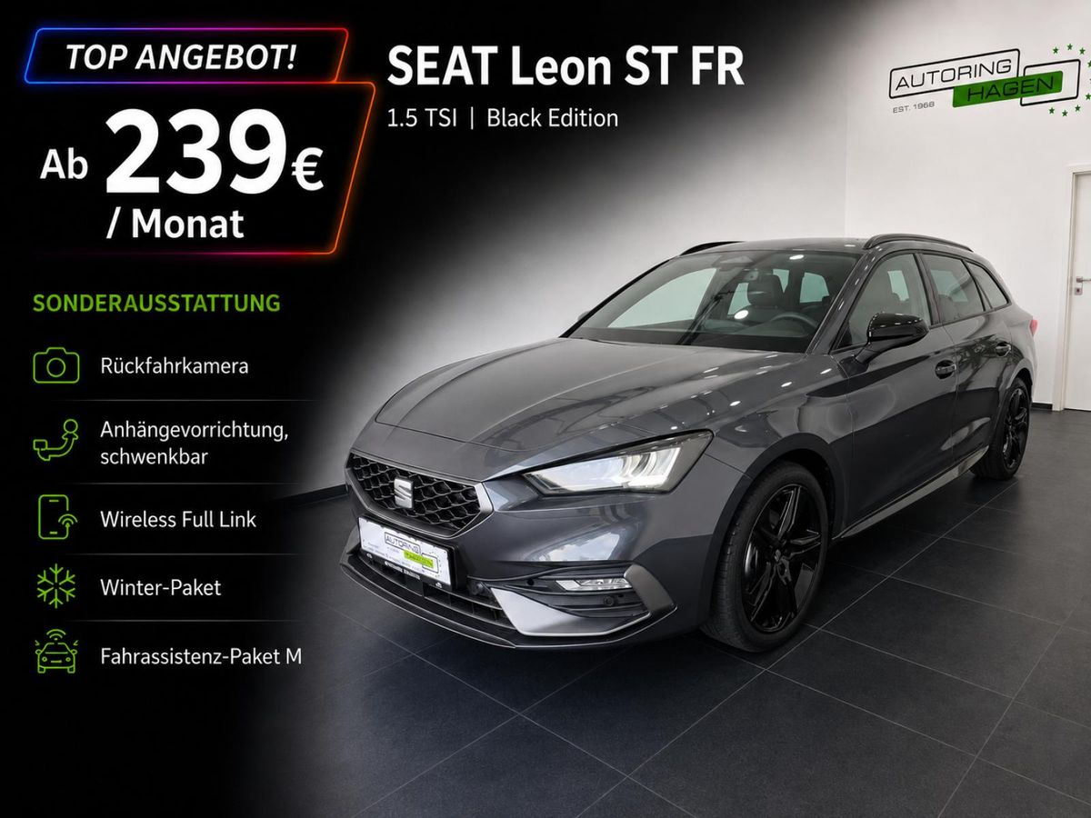 Seat Leon ST 1.5 TSI FR Black Edition AHK|Kamera|Winter|LED Leasing