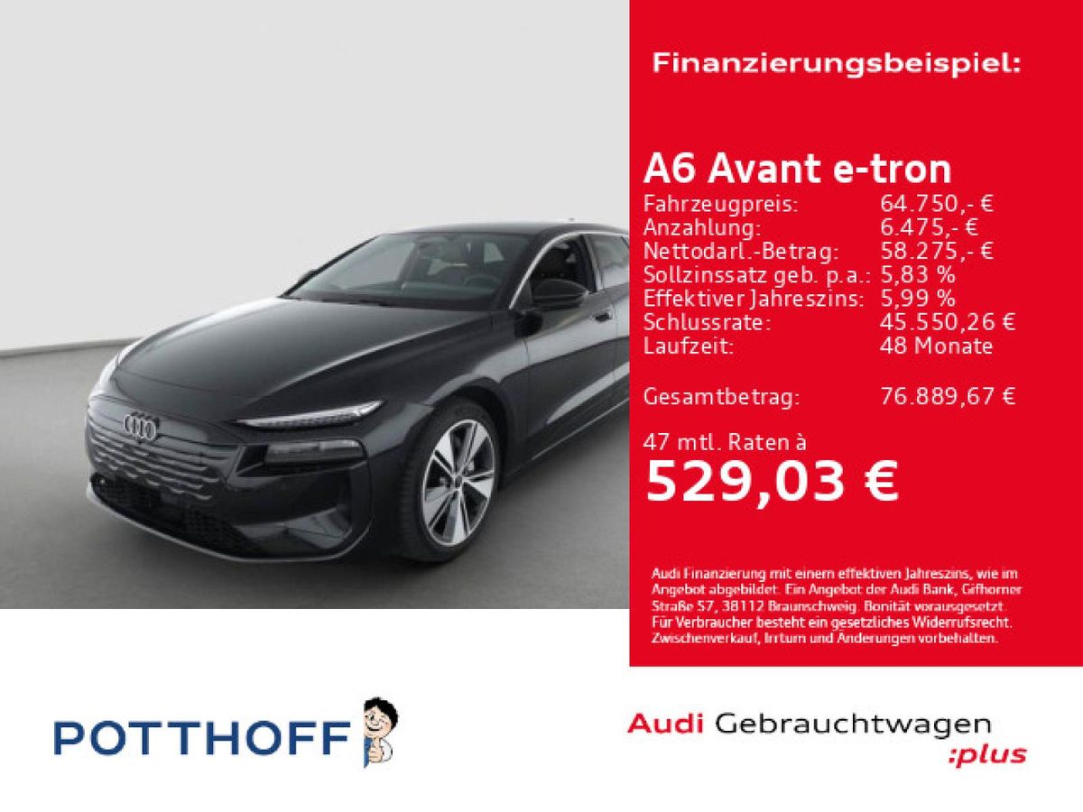Audi A6 e-tron A6 Avant e-tron PERFORMANCE PANO AHK KAMERA MATRIX Leasing