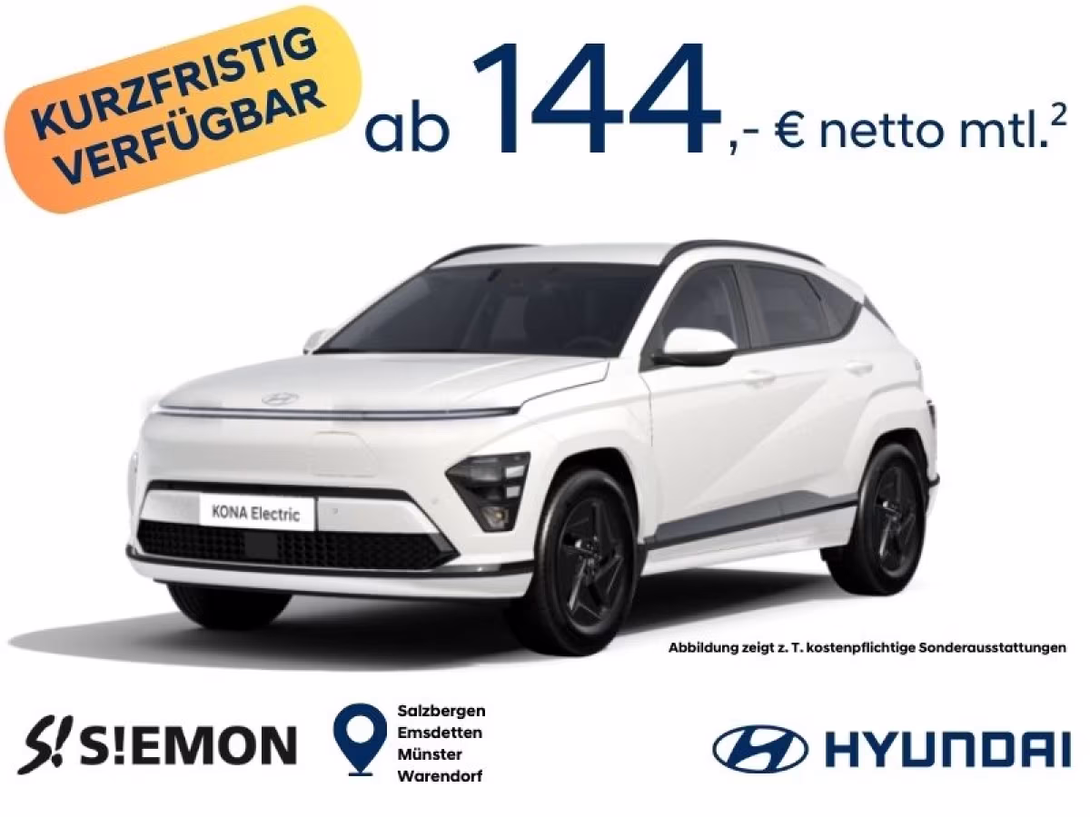 Hyundai Hyundai KONA Elektro Trend 48,4 kWh *Modelljahr 2025* Sofort verfügbar Leasing