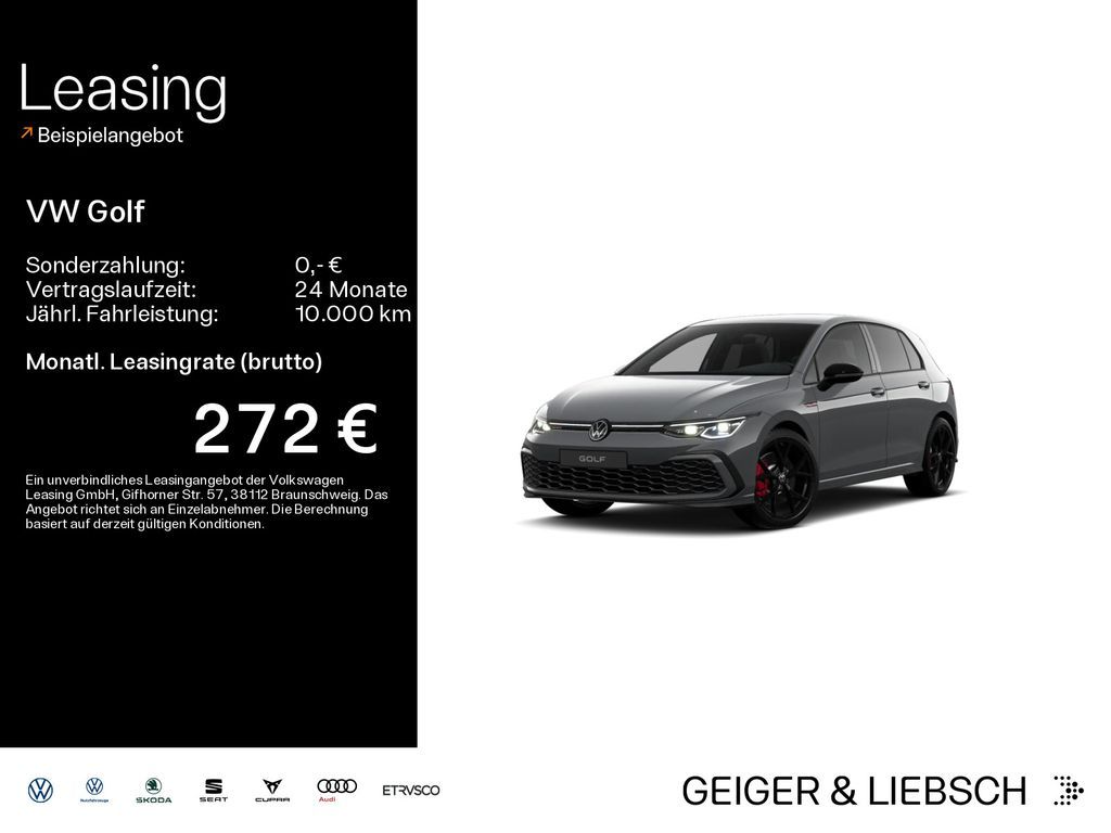 Volkswagen Golf VIII 2.0 TSI DSG GTI*BLACK-STYLE*IQ.LIGHT*K Leasing