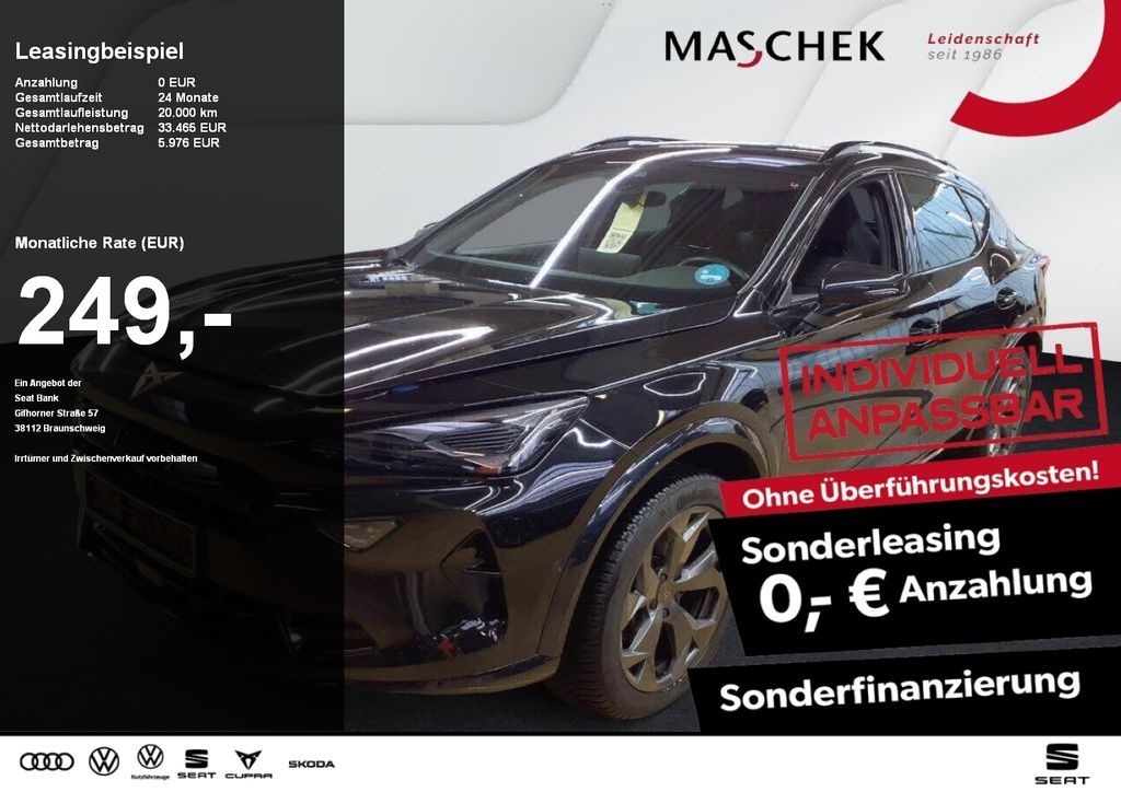 Cupra Formentor 1.5 eTSI DSG 360° Memory ACC MFL Ambie Leasing