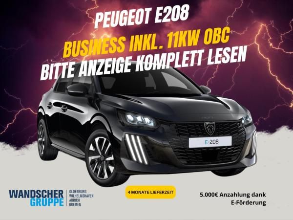 Peugeot 208 156 Business 48kwh 🤩 inkl. freier Farbwahl & 11kw OBC Leasing