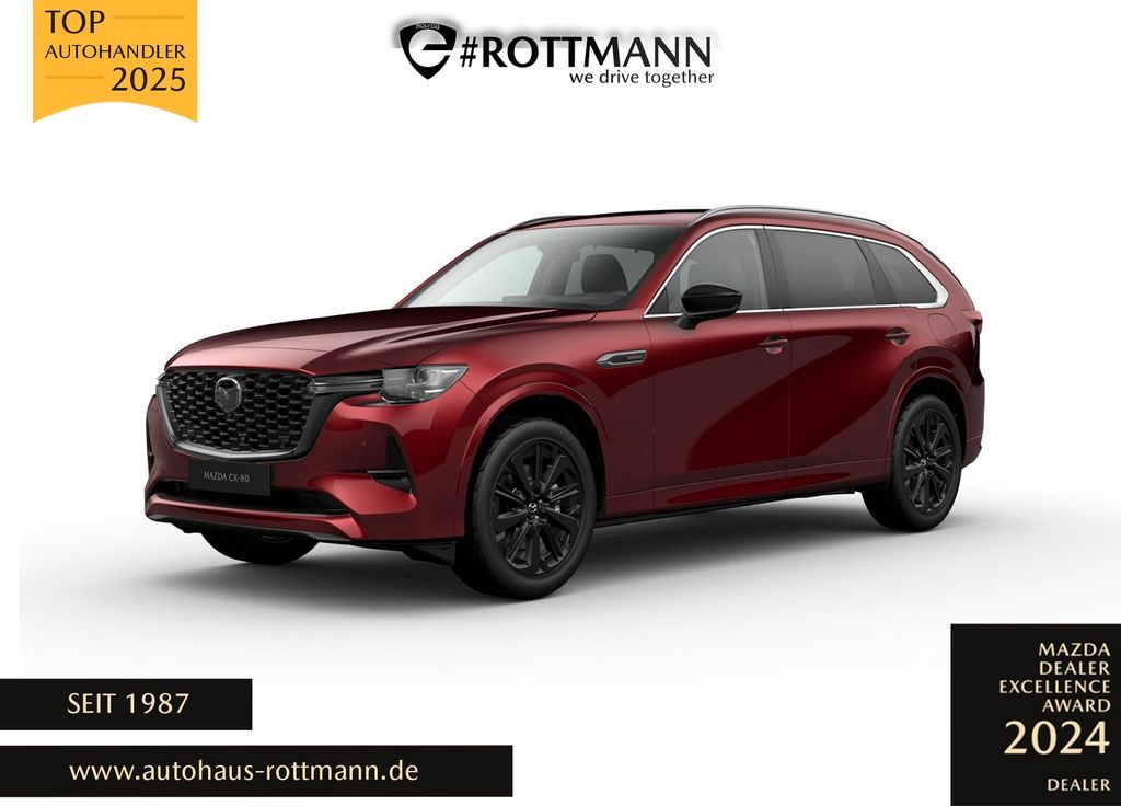 Mazda CX-80 Plug-In 327ps Aut. PHEV AWD Homura Plus Leasing