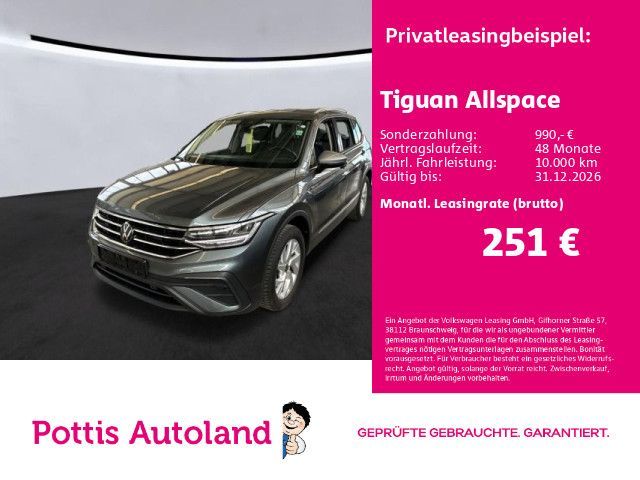 Volkswagen Tiguan Allspace 1.5 TSI DSG LIFE AHK NAVI SITZHZ Leasing