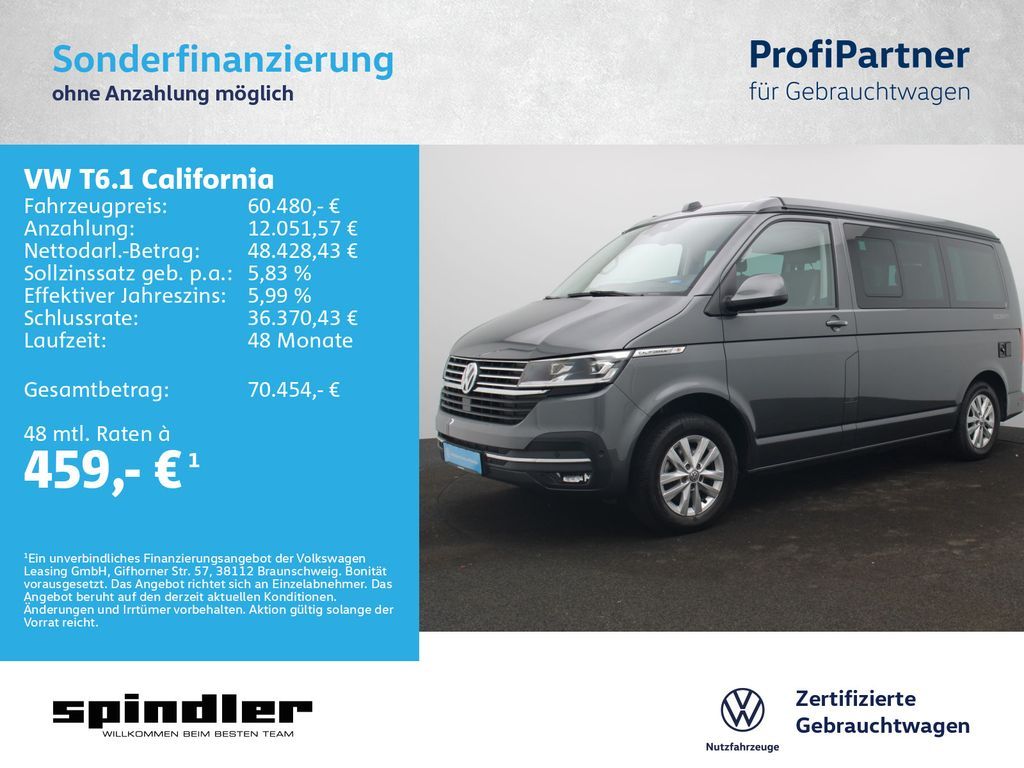 Volkswagen T6.1 California Ocean DSG / Standh, Markise, AHK Leasing
