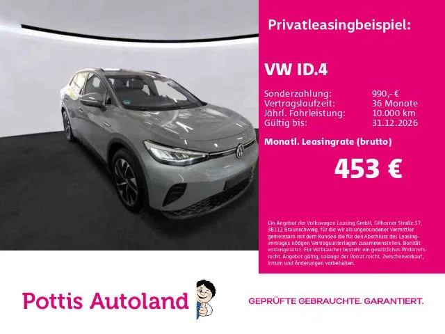 Volkswagen ID.4 PRO PERFORMANCE AHK NAVI KAMERA SITZHZG LED