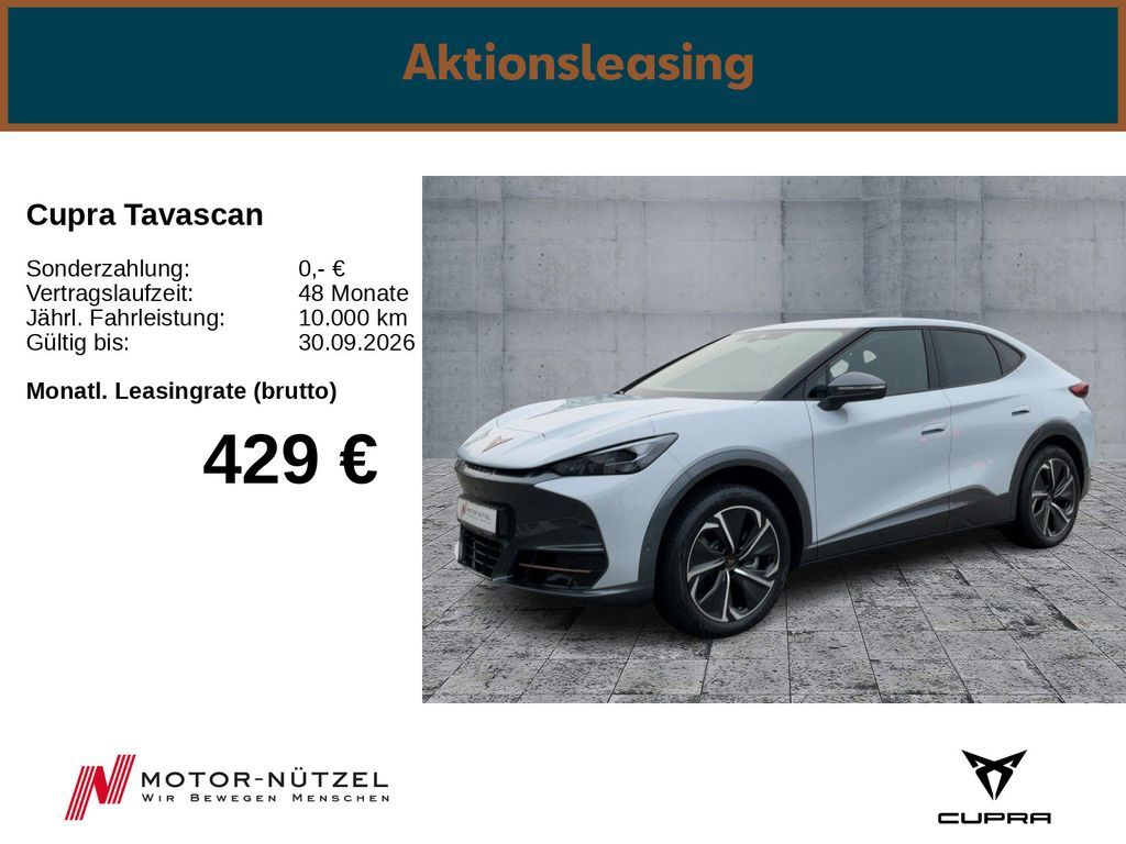 Cupra Tavascan VZ Drive Pack Below Zero Leasing
