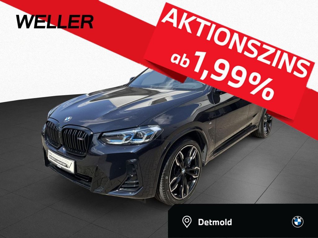 BMW X4 M40i HUD H/K PA+ St+GO Stdhz AHK Pano Laser Leasing