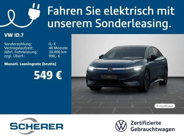 Volkswagen ID.7 82kWh *Pro* Panorama e-Heckkl. HUD Navi 360° Kamera