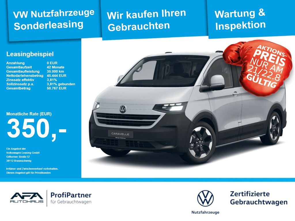 Volkswagen T7 e-Caravelle PanAmericana LED*Navi*AHK*RFK Leasing