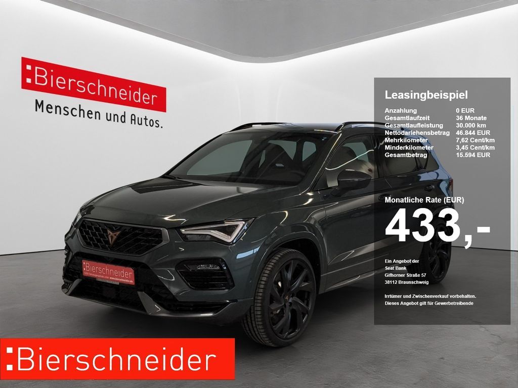 Cupra Ateca 300 PS VZ Tribe AKRAPOVIC+BREMBO+AHK+20+AR Leasing
