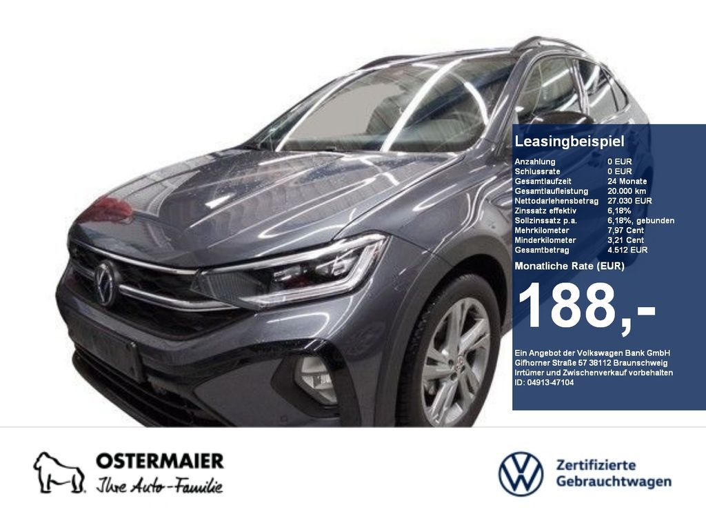 Volkswagen Taigo R-LINE BLACK 1.5TSI 150PS DSG NP.43T AHK.K Leasing