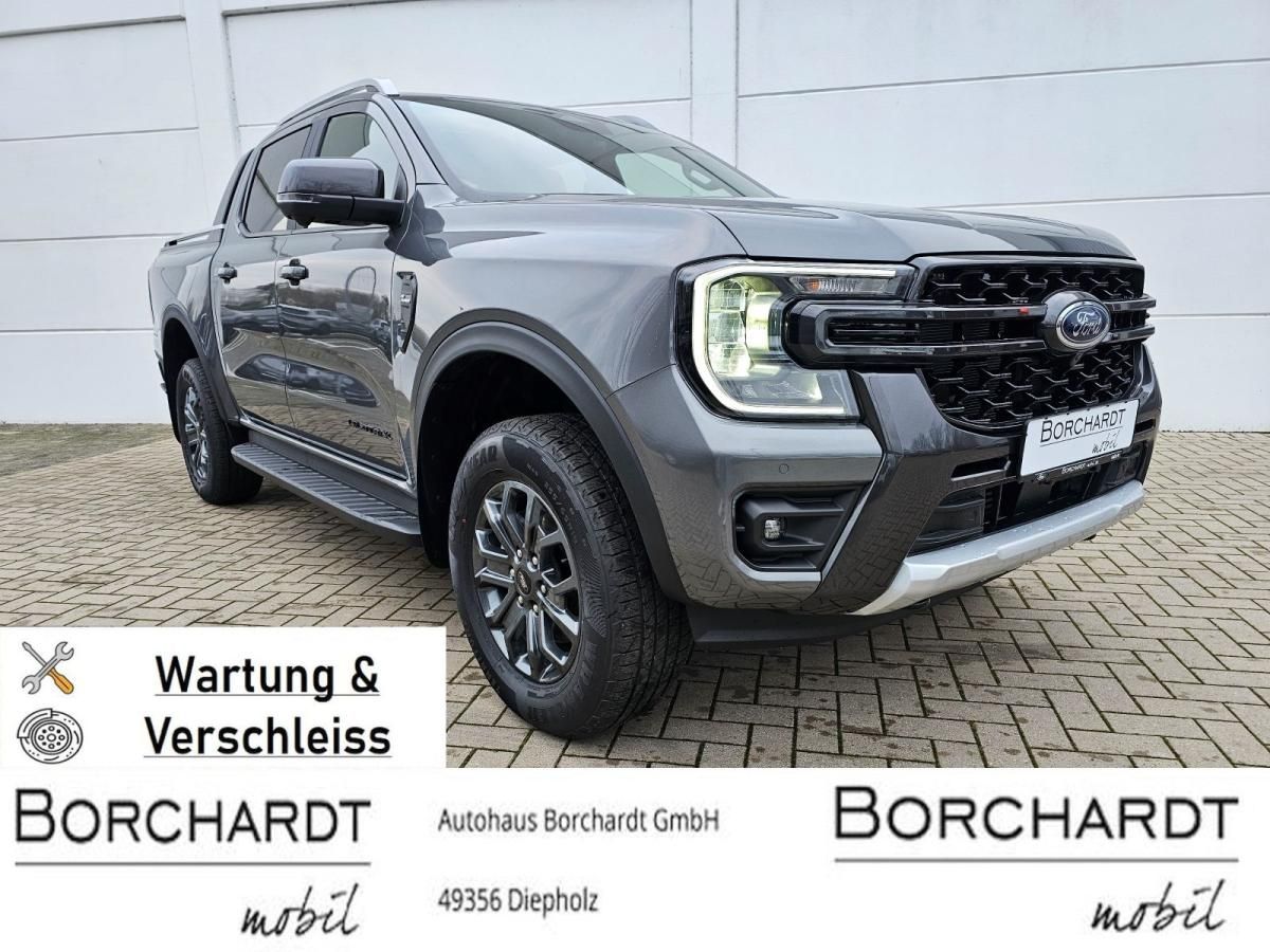 Ford Ranger Wildtrak*e-4WD*el.Rollo*ACC*360°Kamera**Wartung & Verschleiss*Techno46*AHK* Leasing