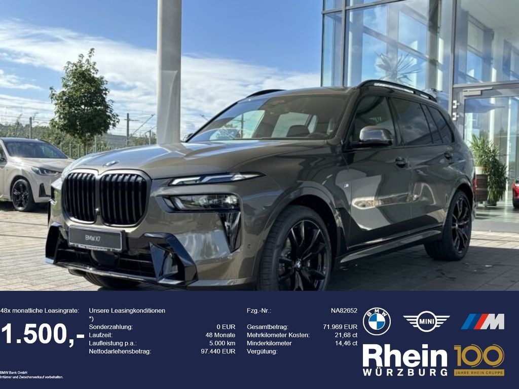 BMW X7 xDrive40d M Sportpaket Leasing