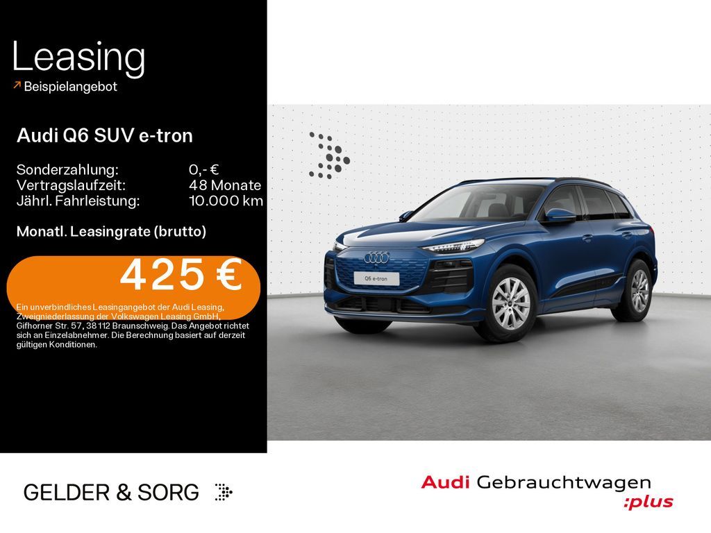 Audi Q6 e-tron 0,25%*LED*Pano*Virtual*Sound*360° Leasing