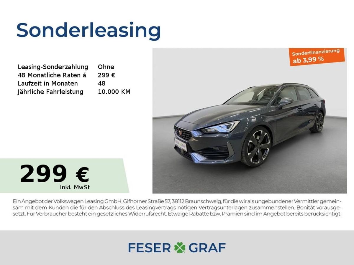 Cupra Leon Sportstourer VZ 2.0 TSI DSG AHK*RFK*ACC*FUL Leasing
