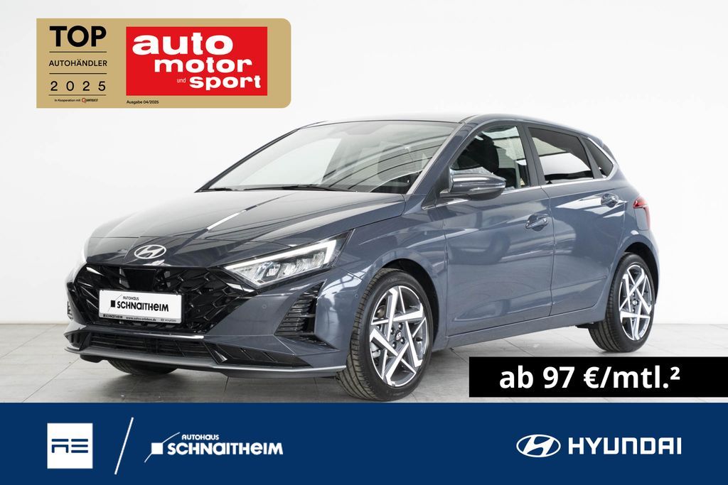 Hyundai i20 Prime 1,0 T-GDi 100 PS 7-DCT  2WD Licht BOSE Leasing