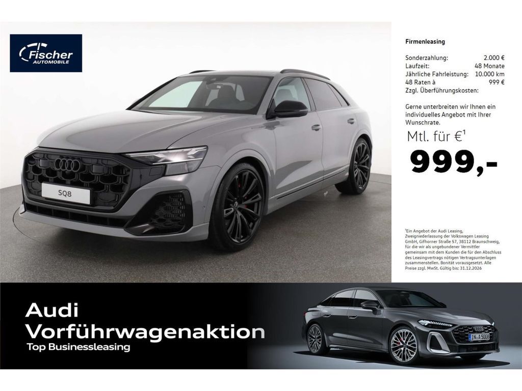 Audi SQ8 TFSI quattro LP: 164.774,- /Head-up/Pano/B&O Leasing