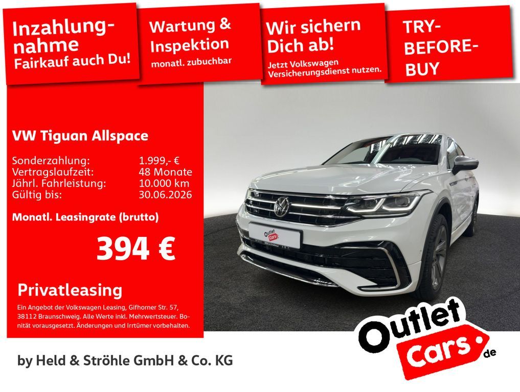 Volkswagen Tiguan Allspace R-LINE 2.0 TDI DSG 4M AHK MATRIX Leasing
