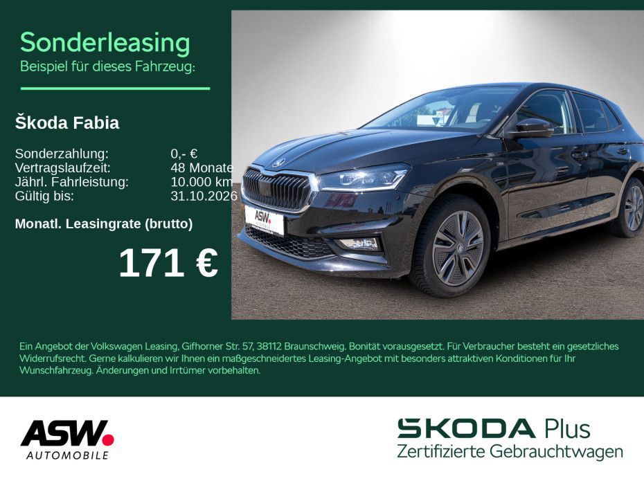 Skoda Fabia Tour 1.0 TSI DSG LED Navi RFK PDC SHZ Leasing