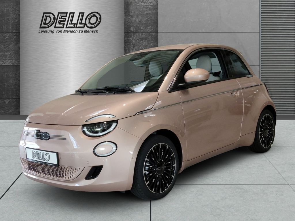 Fiat 500e La Prima Leder Kamera Navi CarPlay Sitzheiz Leasing