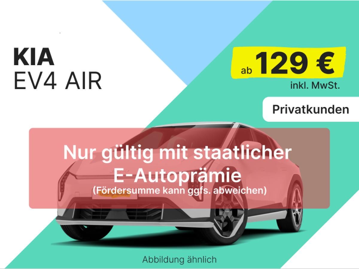Kia EV4 58 kWh AIR | 4000€ E-Auto Förderung einberechnet Leasing