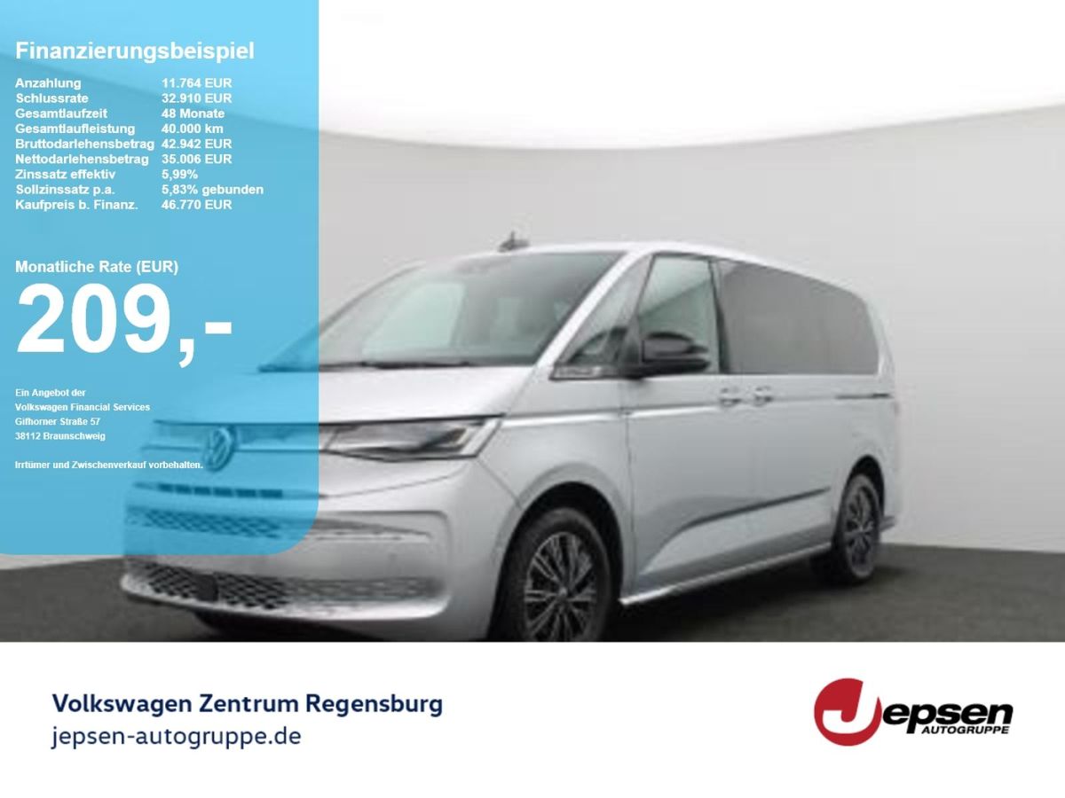 Volkswagen T7 Multivan LÜ Style 2.0 TDI DSG AHK ACC RK PDC Leasing