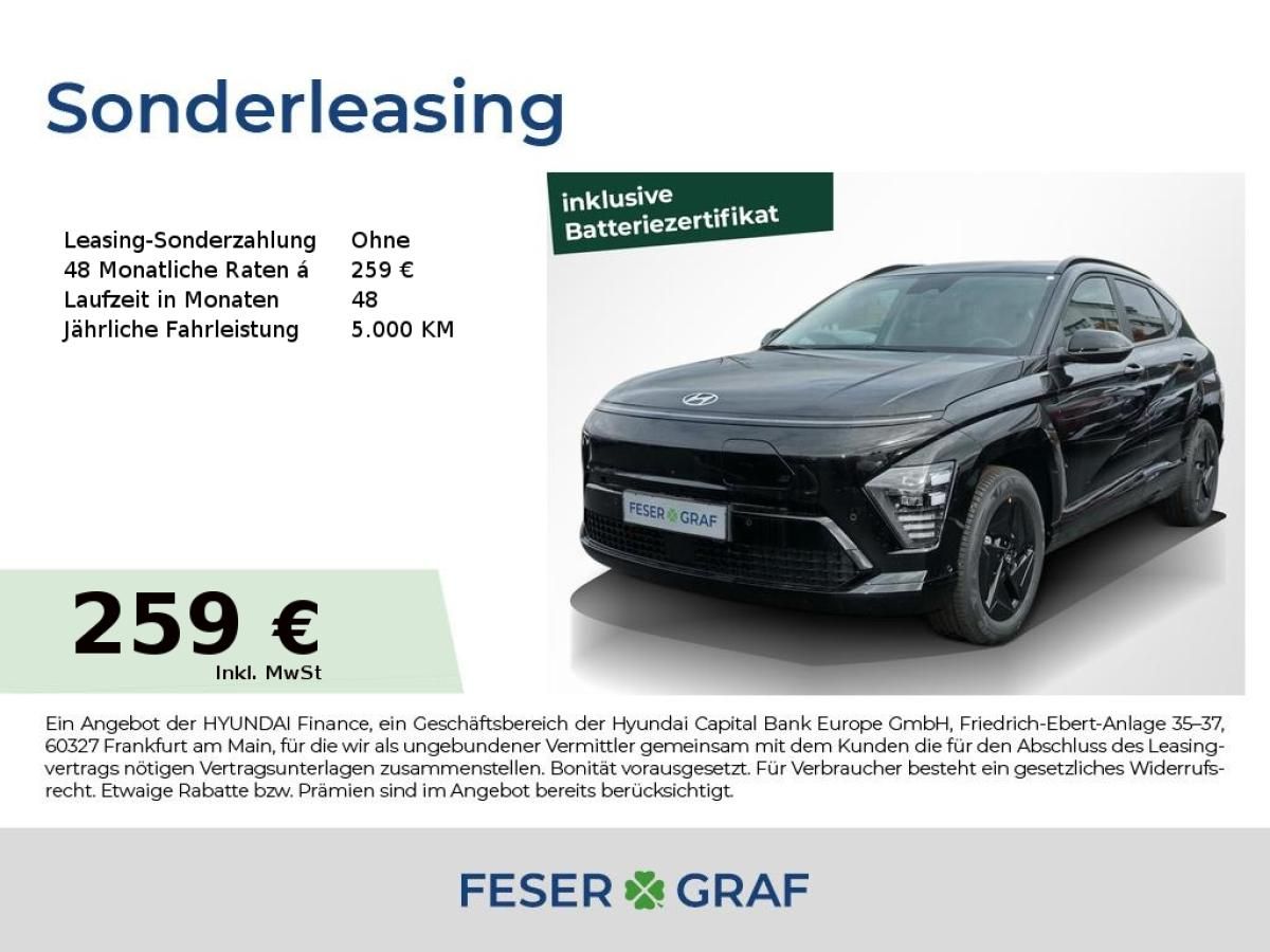 Hyundai KONA Kona TREND NAVI CAM LED SHZ LHZ ASSIST.-PAKET WP Leasing