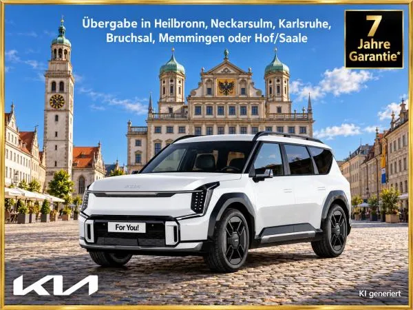 Kia EV9 GT-Line, 6-Sitze, Panorama-Dach, Dig. Spiegel, AHK schwenkb. 🚗 Sofort lieferbar❗