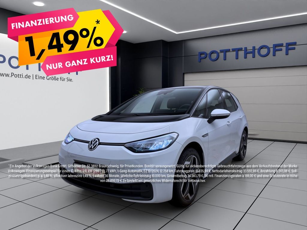 Volkswagen ID.3 PRO PERFORMANCE PDC LED ACC KLIMA DAB+ Leasing