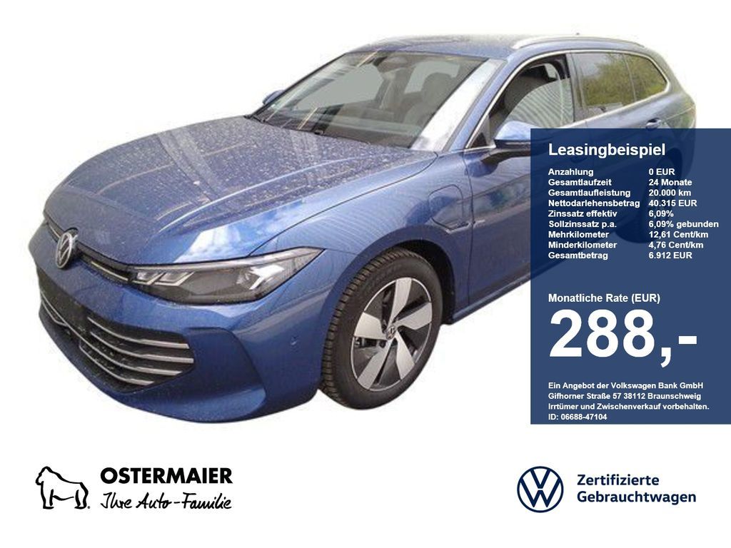 Volkswagen Passat Variant BUSINESS 1.5eTSI 177PS DSG HYBRID Leasing