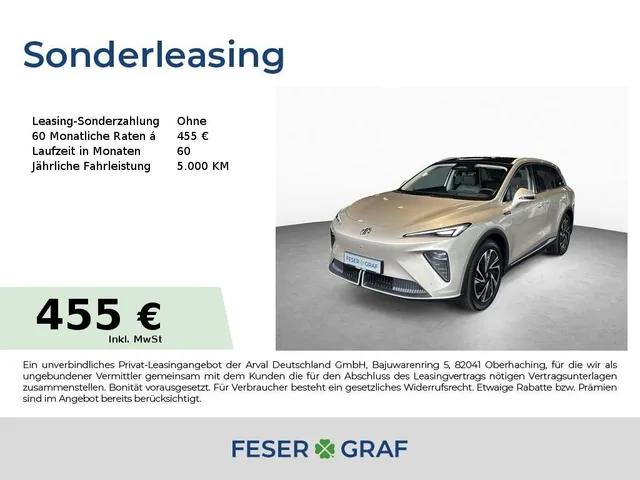 MGS6 EV Luxury 77kWh AWD*LED*Memory*HUD*Nav*ACC*