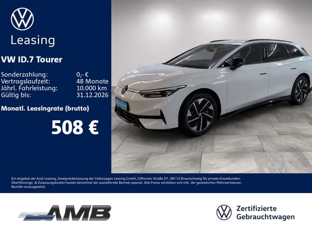 Volkswagen ID.7 Tourer Pro 82kWh/AHK/Matrix/360°/Wärmepumpe