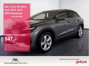 Audi Q4 e-tron 45 Navi HuD RFK ACC Wärmepumpe ACC AUT