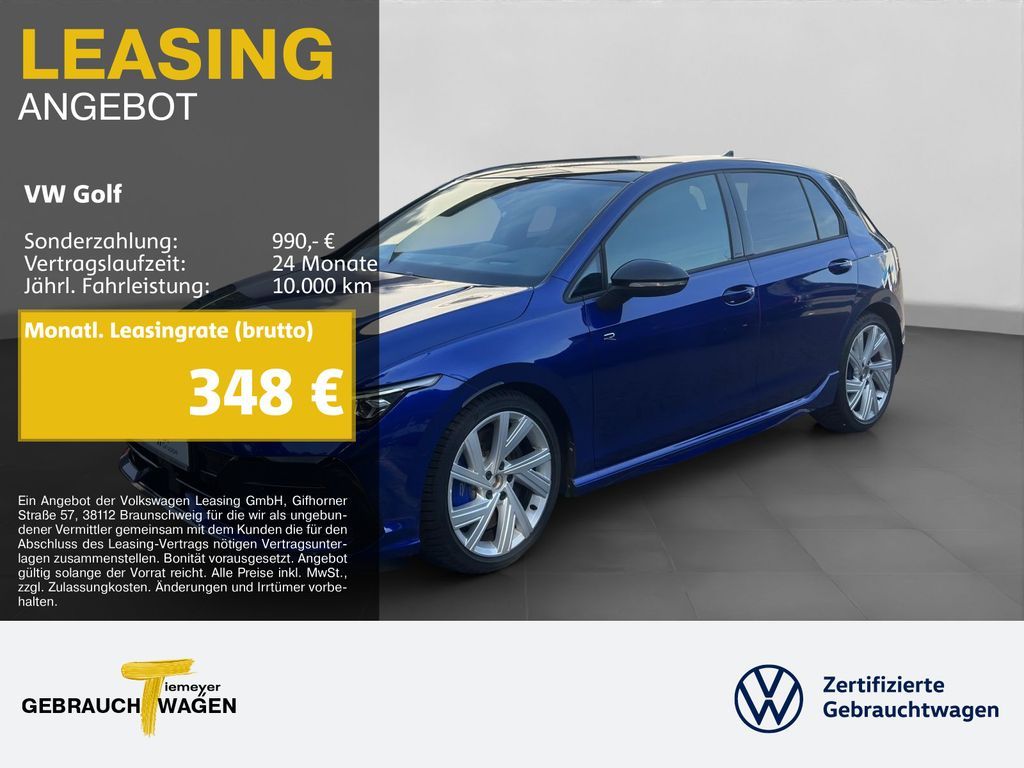 Volkswagen Golf R 4M BLACKSTYLE PANO HARMAN HuD 360° Leasing